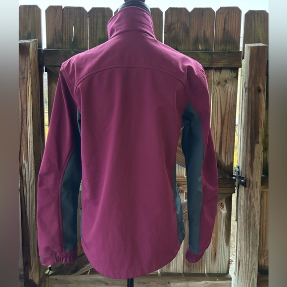 Black Diamond Double Diamond 2 Tone Plum & Gray Full Zip Jacket Size M - Picture 3 of 14